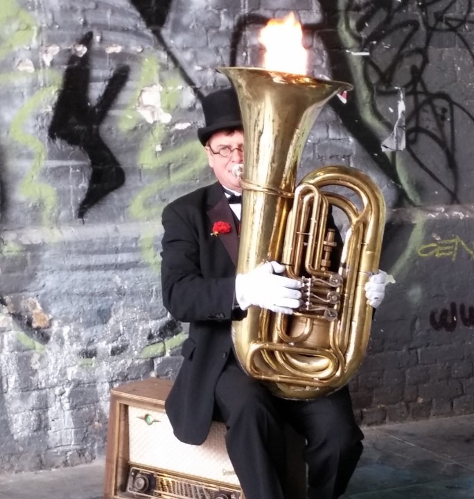 Flaming Tuba